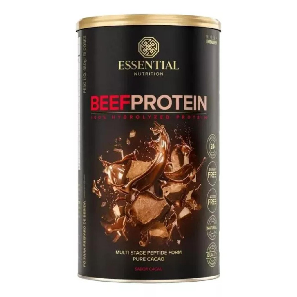 Beef Protein Cacau 480g Essential Nutrition