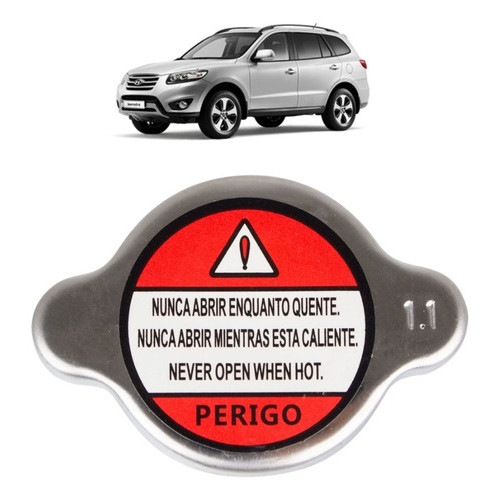 Tampa Do Radiador Hyundai Santa Fé 2009 2010 2011 2012 2013 ASX 2011 2012 2013 2014 2015 HB20 HB20S em Oferta na Shopee