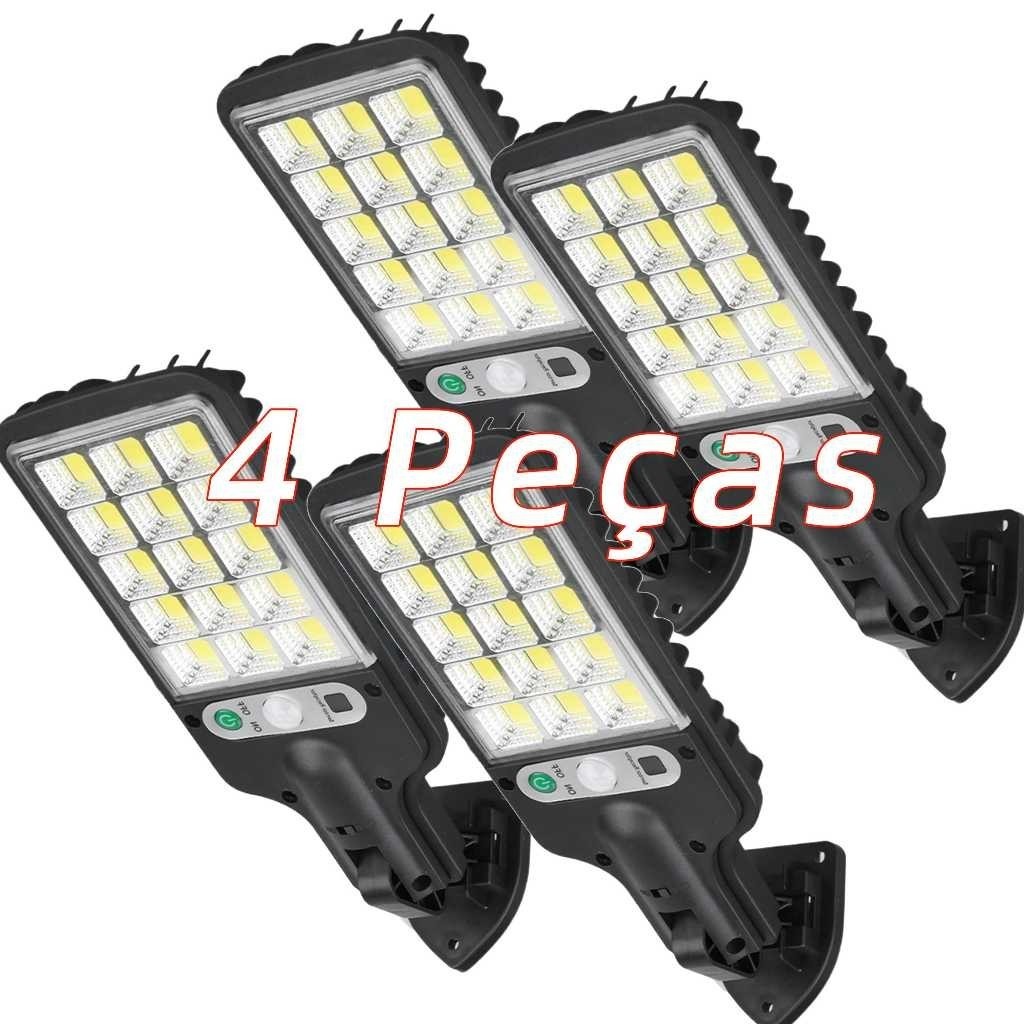 NOVO energia 180W Mini Luminária Solar Poste Rua Refletor 180 Cob Com sensor de movimento