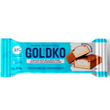Barra De Proteína Chocolate ao Leite Com Marshmallow Goldko 50g - Food & Beverages