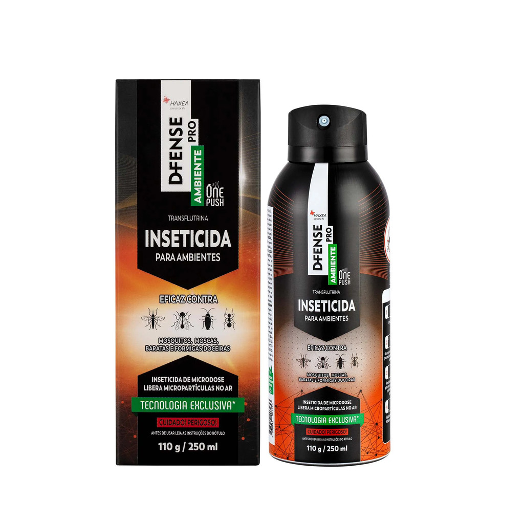 Repelente de Insetos e Mosquitos D-Fense Pro Ambiente 250ml Multi-Inseticida Dengue Zika Malária