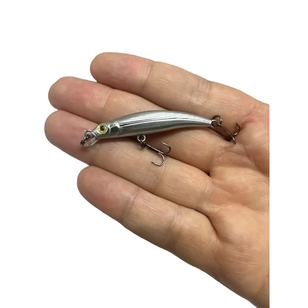 Isca Meia Água MINI 50 Kawana 5 cm - COR CROMO em Oferta na Shopee