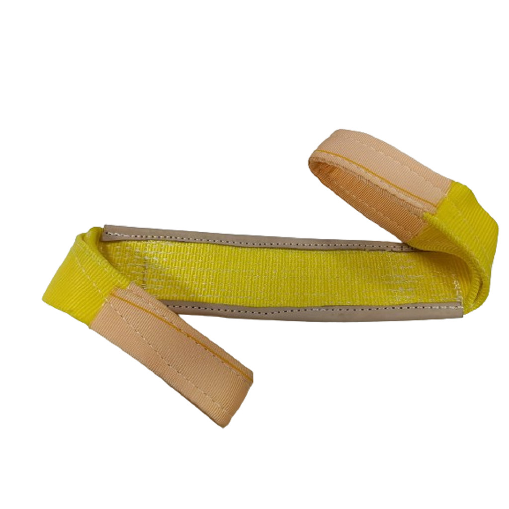Cinta Sling Elevação De Carga 3 Ton X 5 Mts C/ Reforço Couro