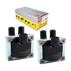 Kit 02 Bobina De Iginção Palio 1.6 8v Novo Original Ngk