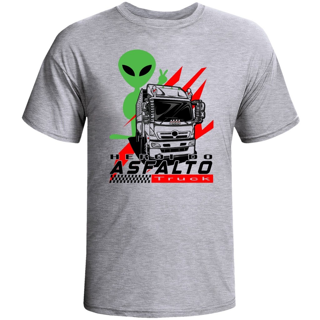 Camiseta Camisa Et Caminhão truck Caminhoneiro Herói do asfalto em Oferta na Shopee