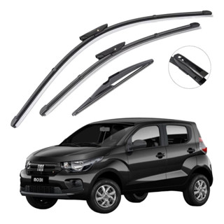 Kit Palhetas Do Limpador Parabrisa Silicone Fiat Mobi 2020 À 2025 em Oferta na Shopee