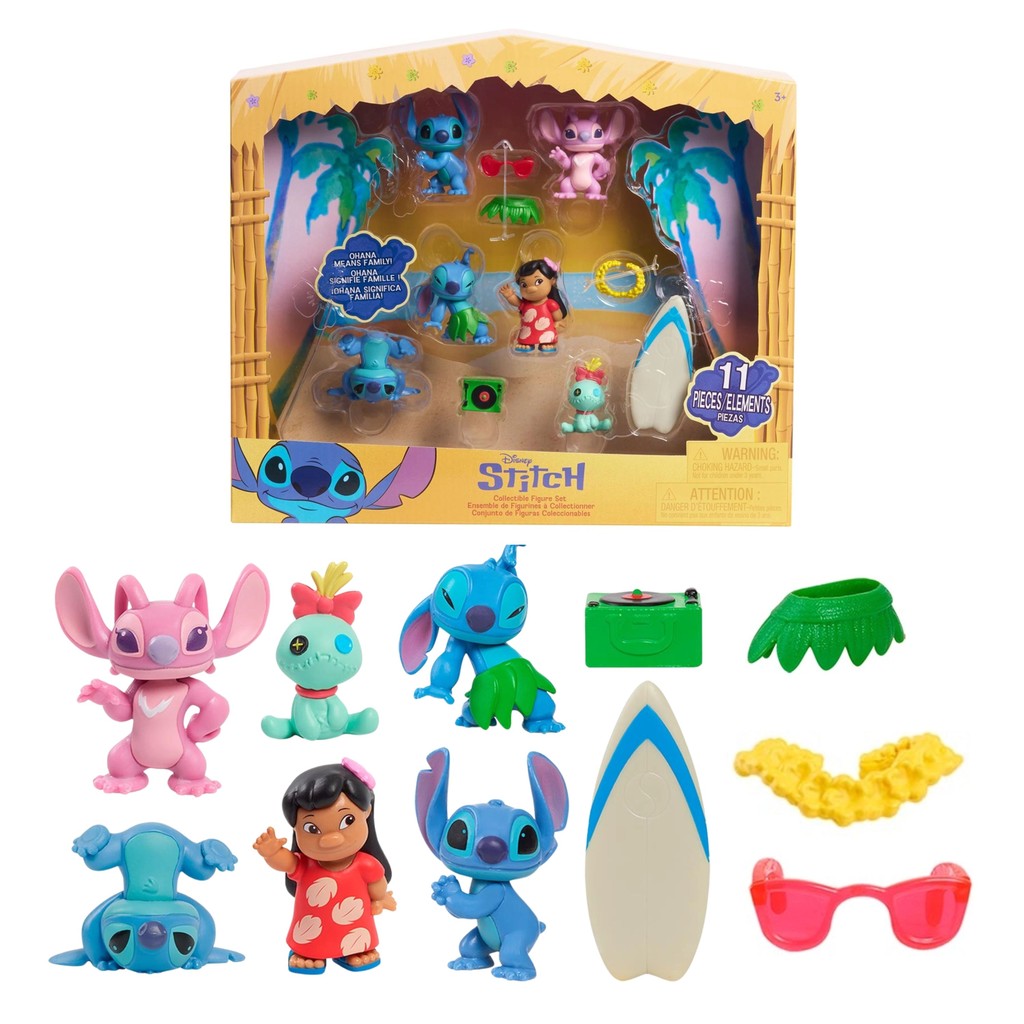 Stitch Set De Bonecos Com Acessórios 4577 - Sunny em Oferta na Shopee