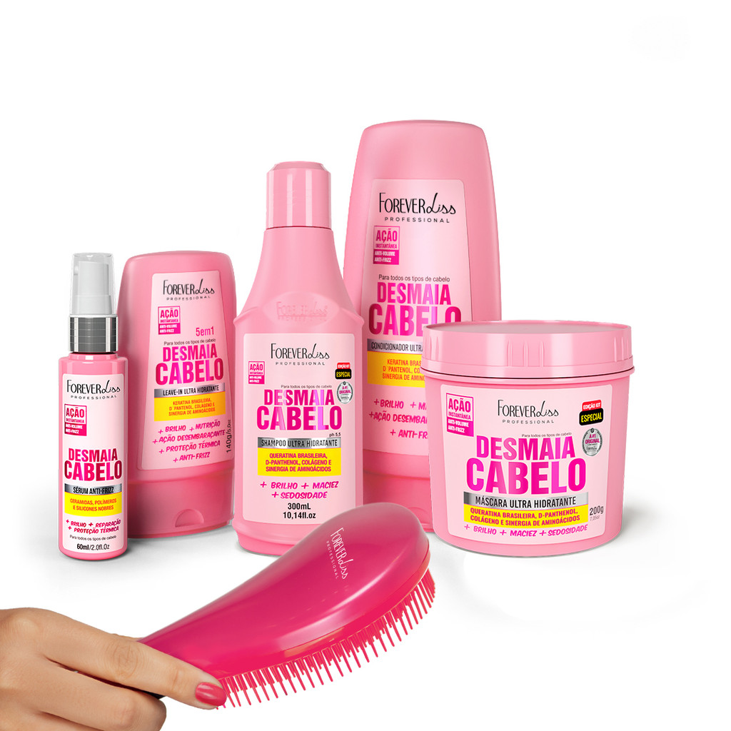 Kit Desmaia Cabelo Completo GANHE Escova de Pentear