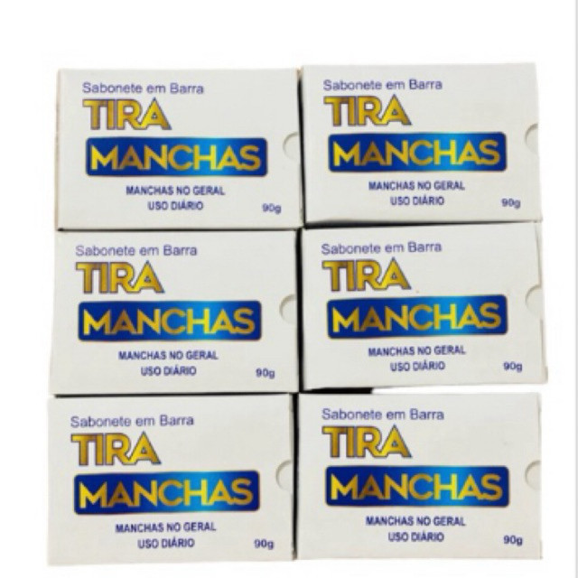 Sabonete em barra tira manchas 6pçs em Oferta na Shopee