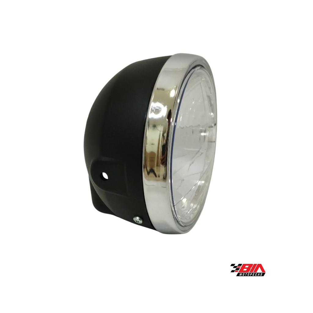 Farol Completo Twister CBX 250 Aro Cromado 2001 2002 2003 2004 2005 2006 2007 2008 — imagem 2 de 2