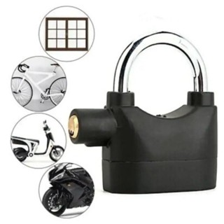 Cadeado Antifurto Com Alarme Sonoro Para Bicicleta Bike Motocicleta Mala em Oferta na Shopee