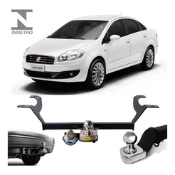Engate Reboque Fiat Linea 2009 2010 2011 2012 2013 2014 2015 2016 700kg Bom bOM