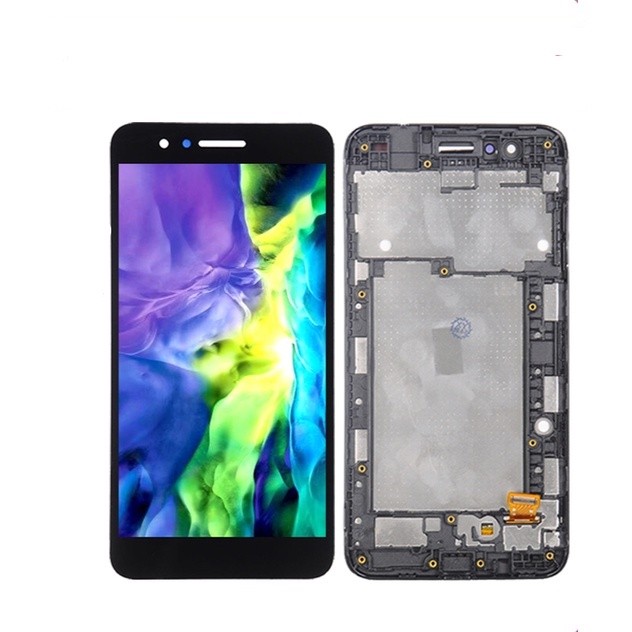 Lcd Para Lg K9 Frontal Touch Display Comp. X210HM X210K C/ Aro — imagem 2 de 2