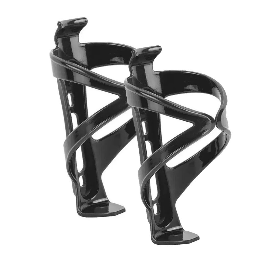 Par de Suportes Garrafa Caramanhola Para Bicicletas W2 cor Preto em Nylon em Oferta na Shopee