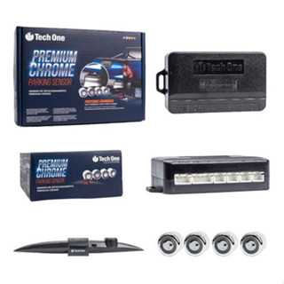 Sensor Estacionamento Cromado Parachoque Metal Tech One em Oferta na Shopee