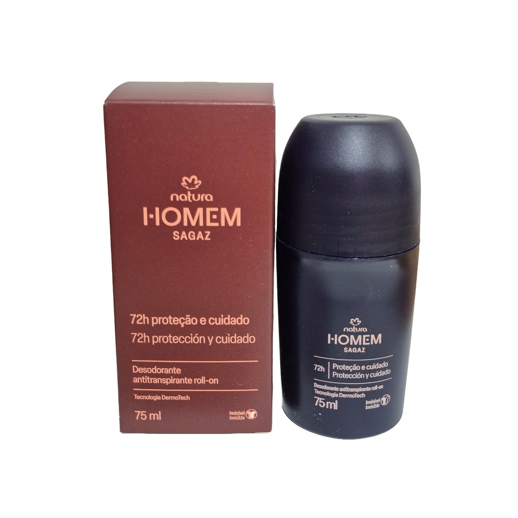 Desodorante Antitranspirante Roll-On Natura Homem Sagaz - 75 ml