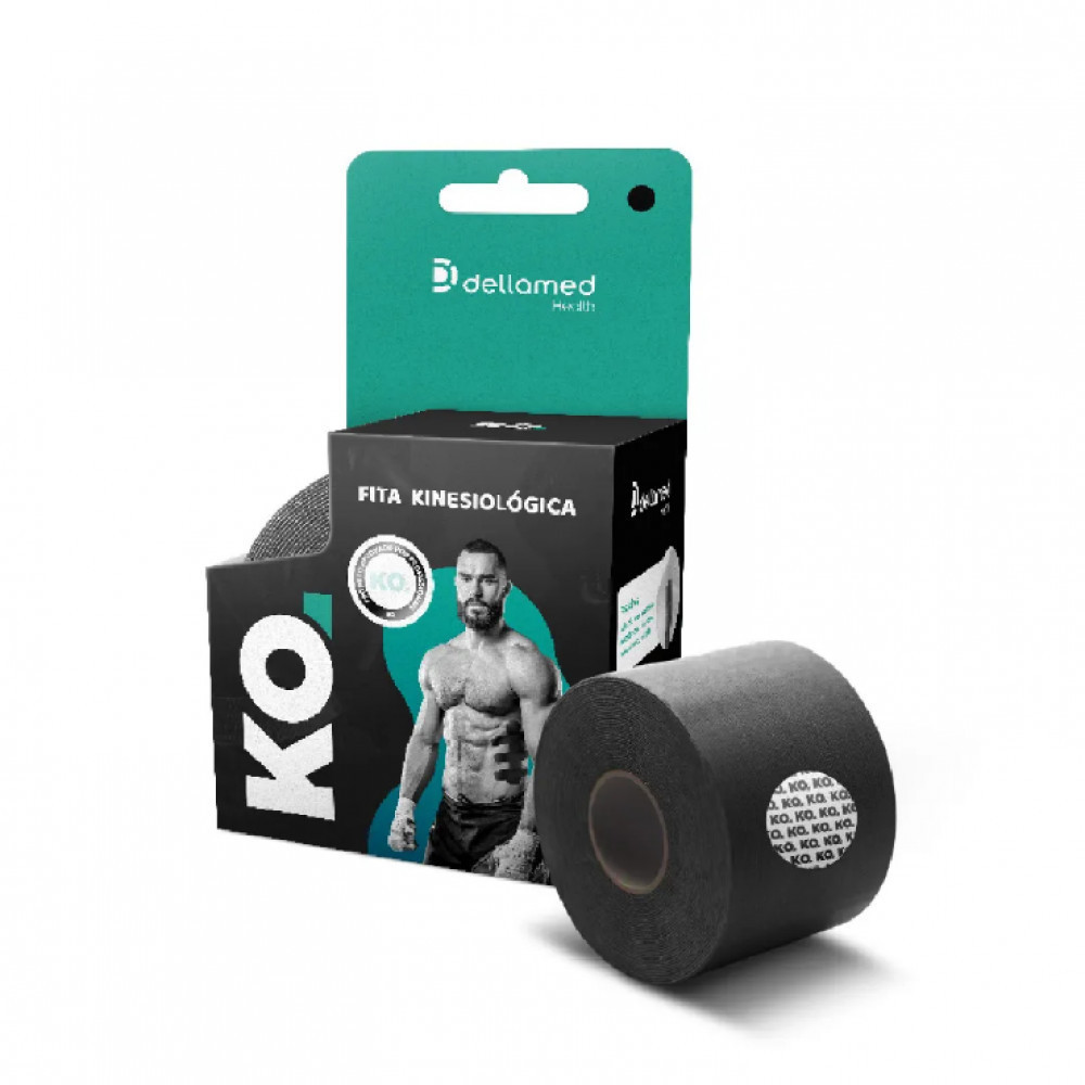 Bandagem Elástica Adesiva Kinesiológica Dellamed em Oferta na Shopee