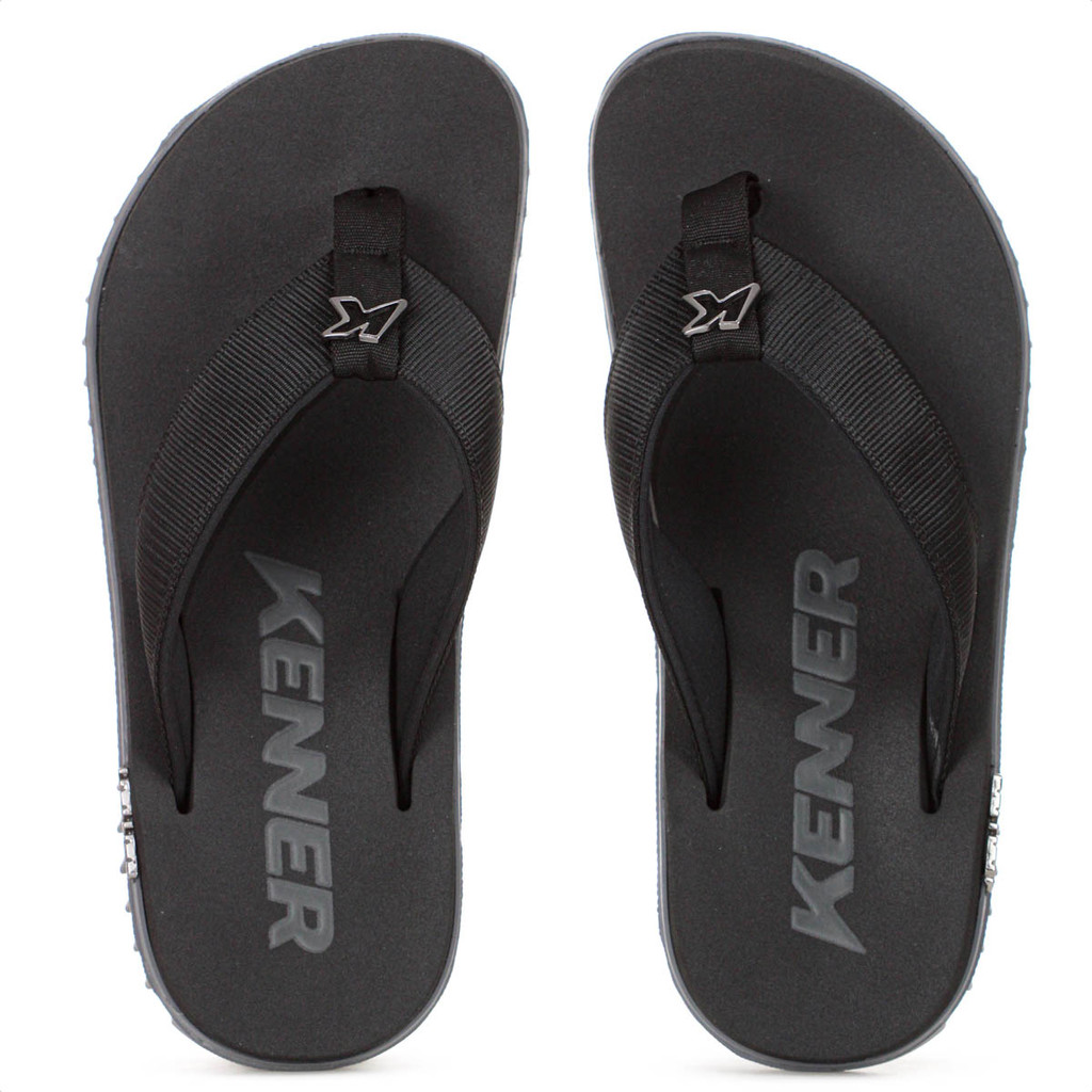 Chinelo Kenner Kivah TKS Preto e Cinza - Masculino em Oferta na Shopee