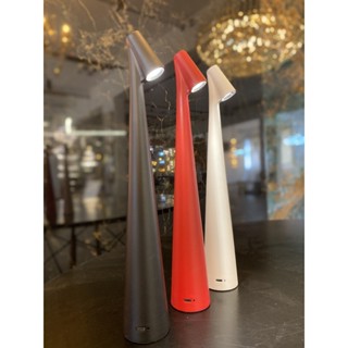 Luminária de Mesa Abajur Cabeceira Escrivaninha LED 3 em 1 Recarregável Tipo C Preto Vermelho Branco em Oferta na Shopee