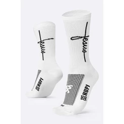 Meia HUPI Jesus Branco/Preto Plus (42 a 46)