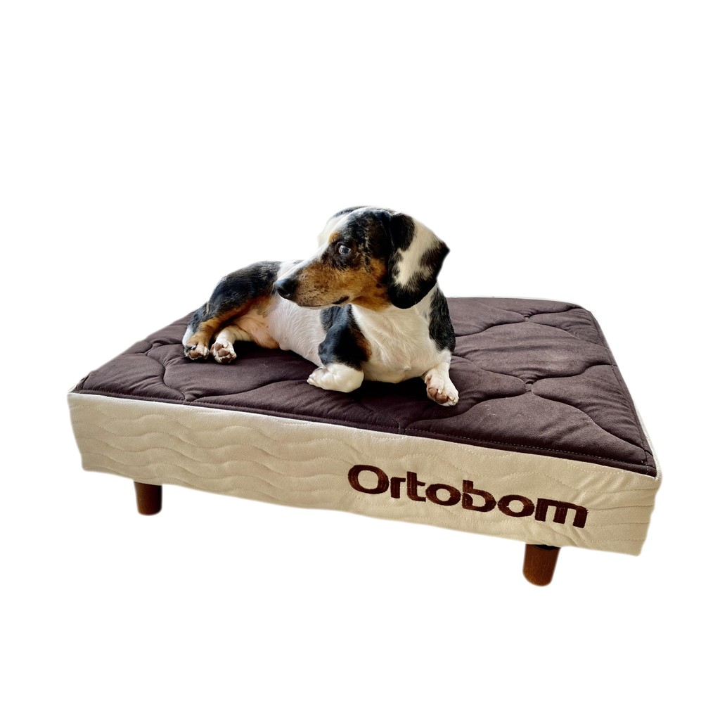 Mini Base Pet Camurça Bege(13X80X60) em Oferta na Shopee