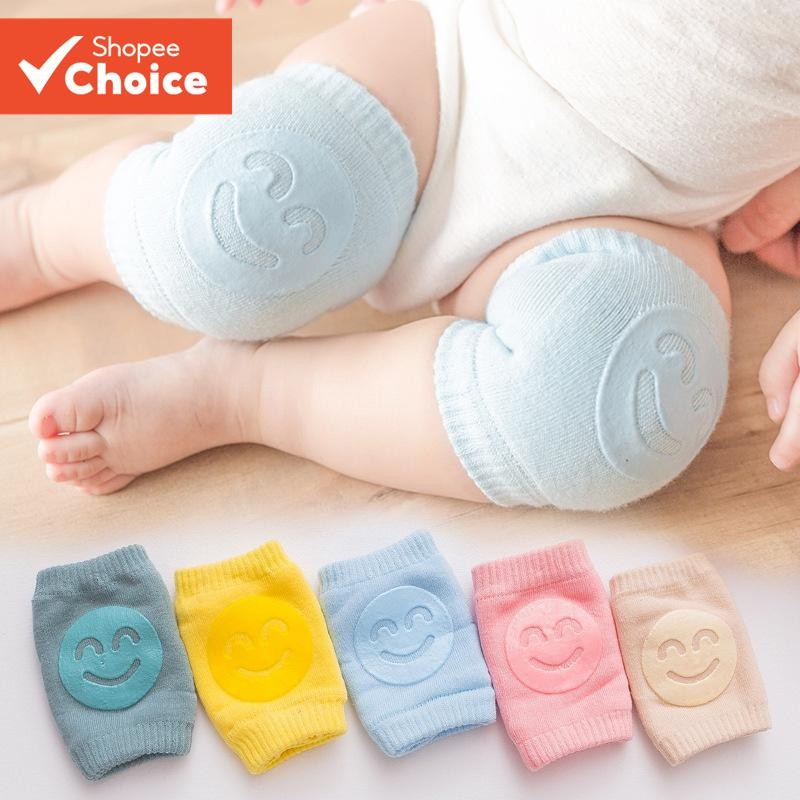 Joelheiras E Protetores De Cotovelo Para Bebês Crianças Engatinhando-Design Macio De Rosto...