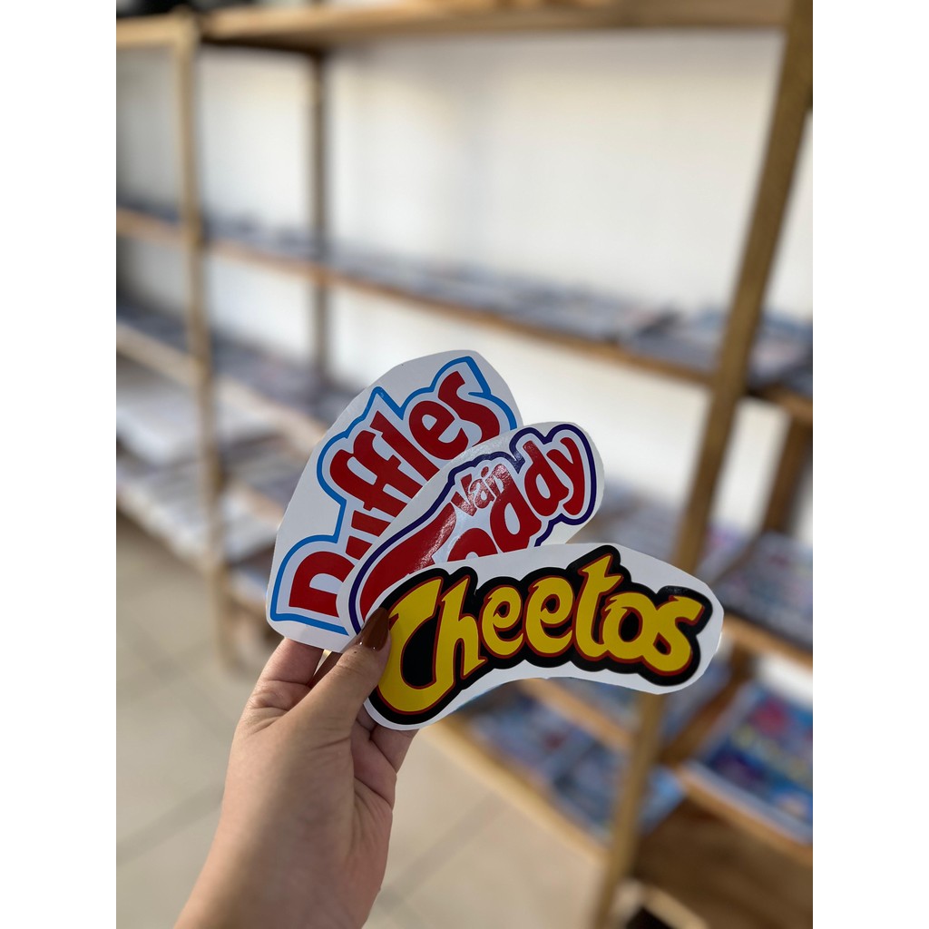 KIT 3 adesivos RUFFLES/VAI TODDY/CHEETOS