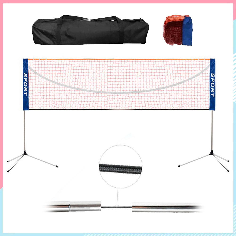 Suporte multifuncional portátil rede de Badminton praia esportes altura ajustável 75/118/160cm
