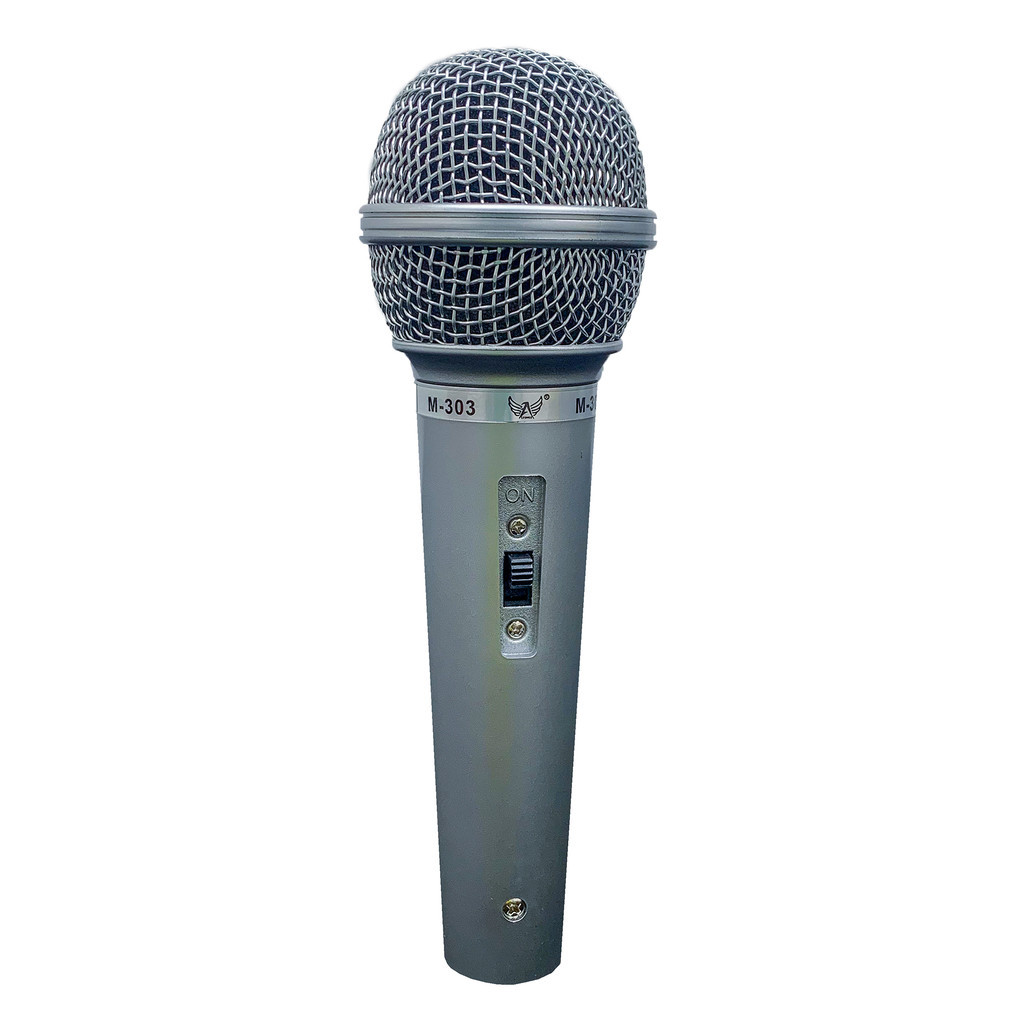 Microfone Profissional De Mão Com Fio Dinâmico Karaokê Palestras Anti-Ruido Entrada P10 e XLR