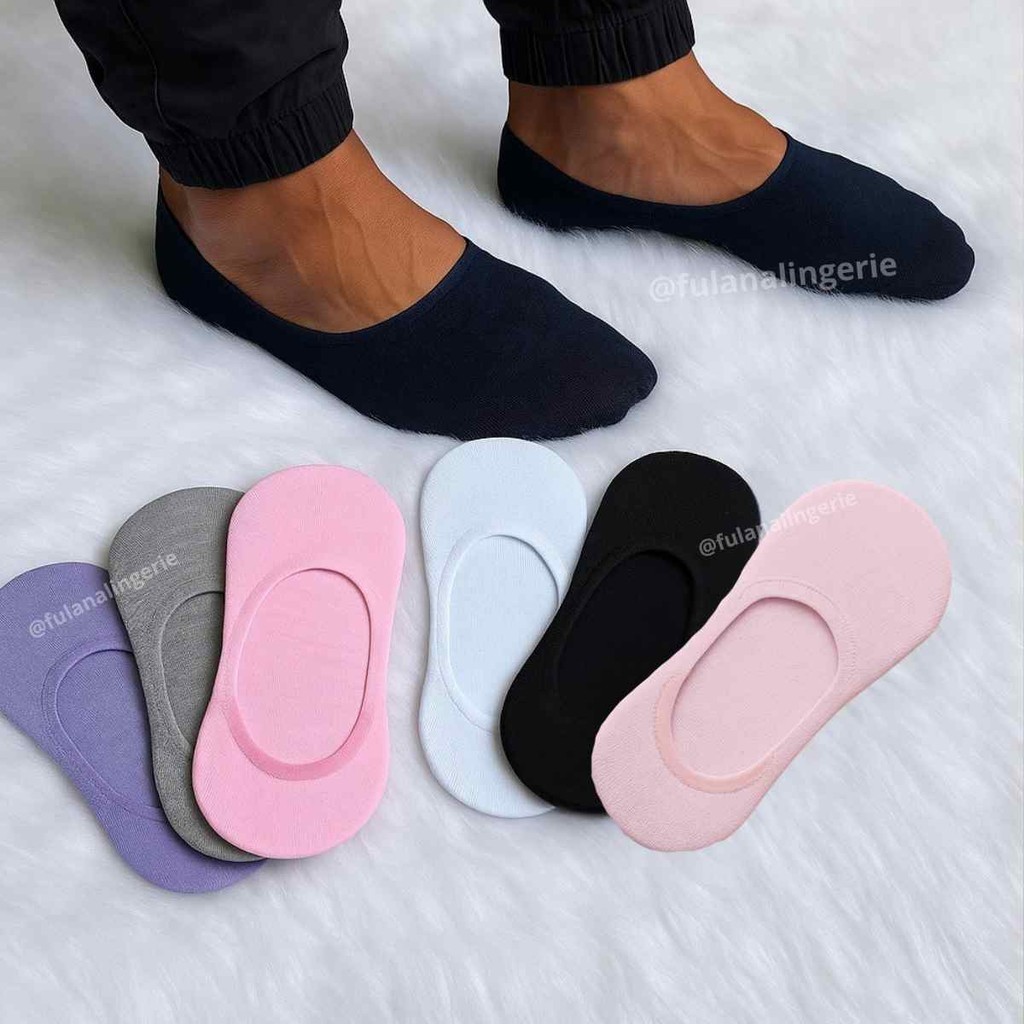 Kit 3 Pares Meia Sapatilha Ínvisivel Unissex Meia Feminina e Masculina - Invisivel em Oferta na Shopee