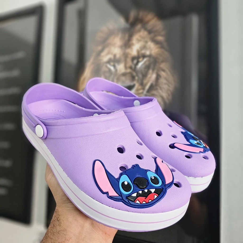 Babuche Stitch Sandália Adulto e Infantil Unissex Moderno Personagem