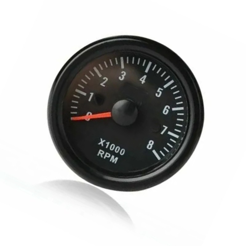 Bmico Tacômetro Elétrico Preciso 2 Polegadas 0-8000RPM Para Monitoramento Motor Iate