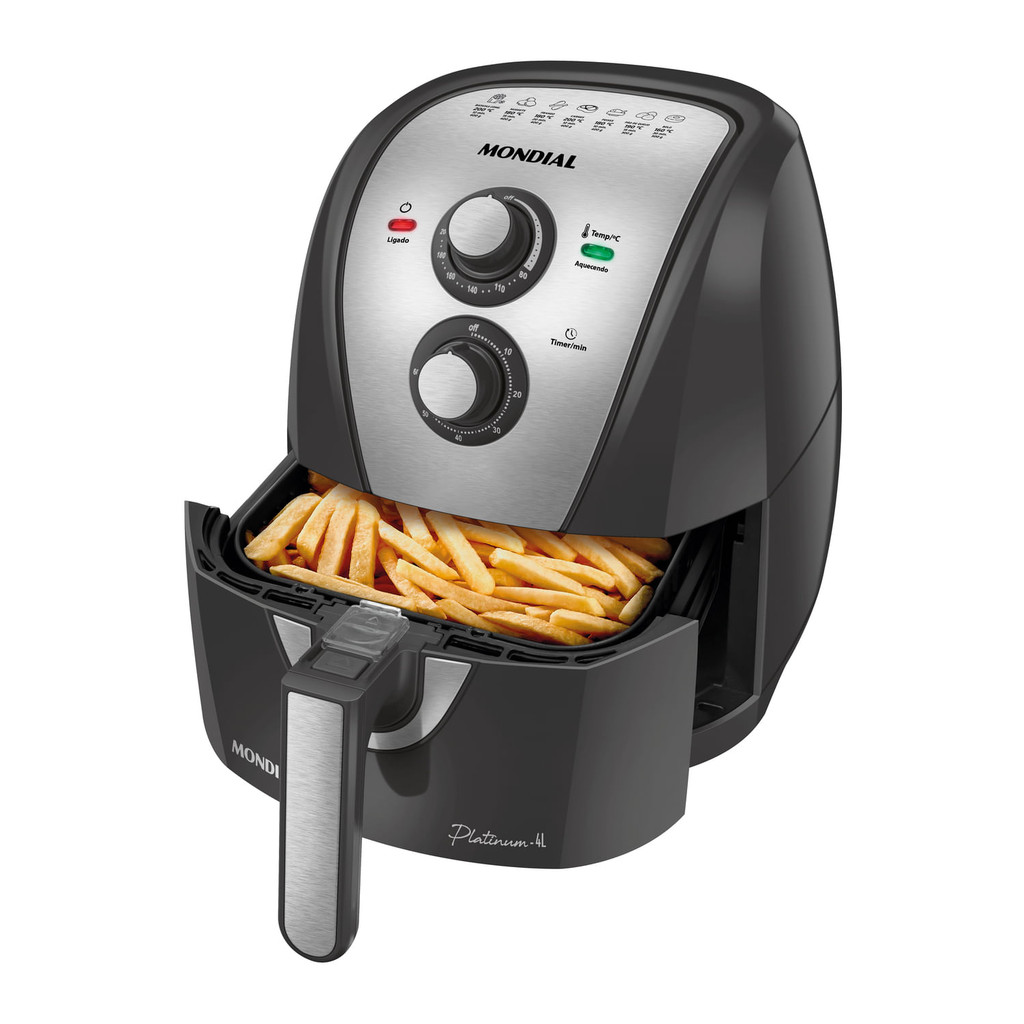 Fritadeira Sem Óleo Air Fryer 4L Mondial AFN-40-PI em Oferta na Shopee