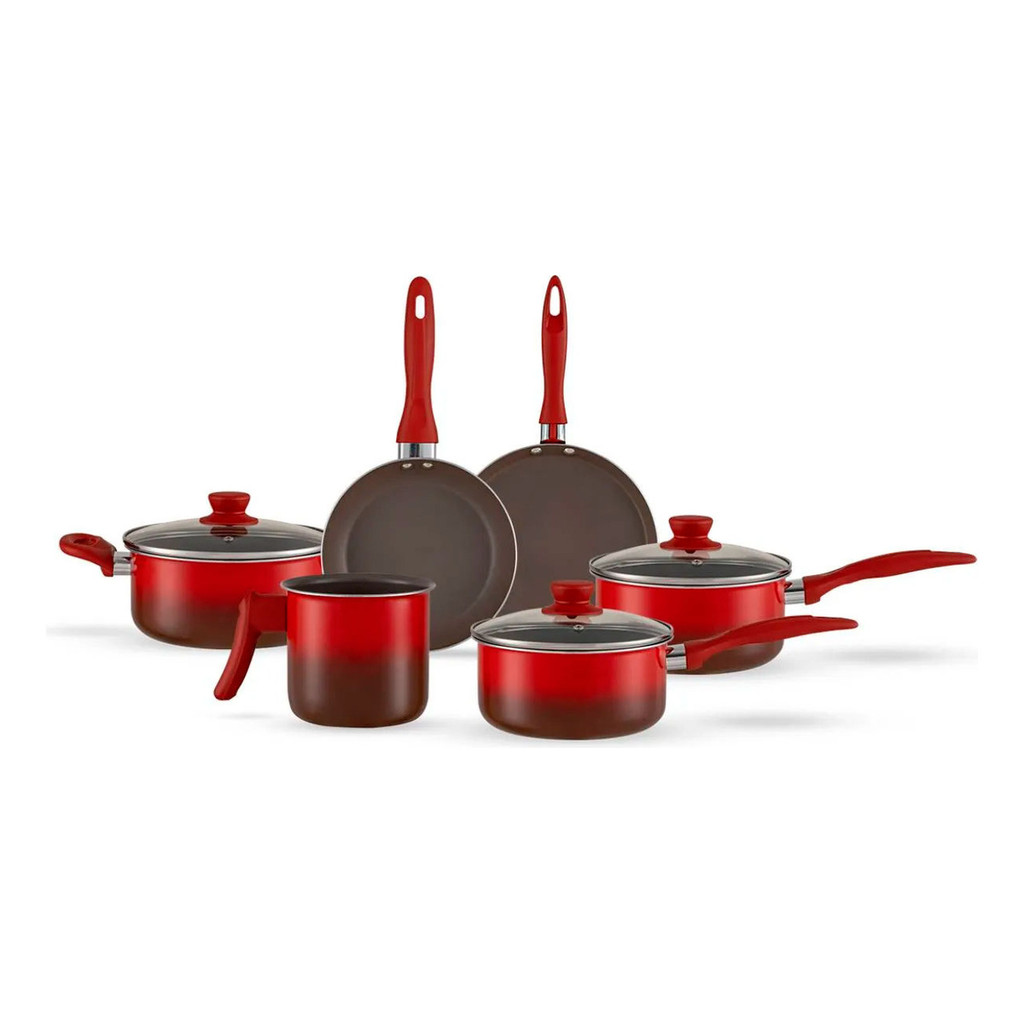 Jogo De Panelas Brinox Antiaderente Ceramic Life 6 Peças - Home & Living