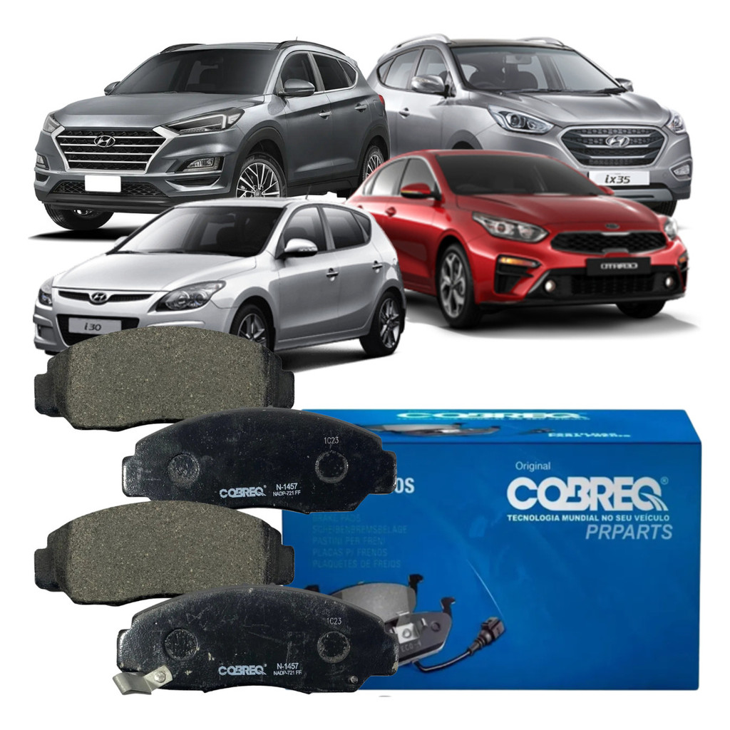 Jogo Pastilha Freio I30 Ix35 Tucson Sportage 2004 Á 2020