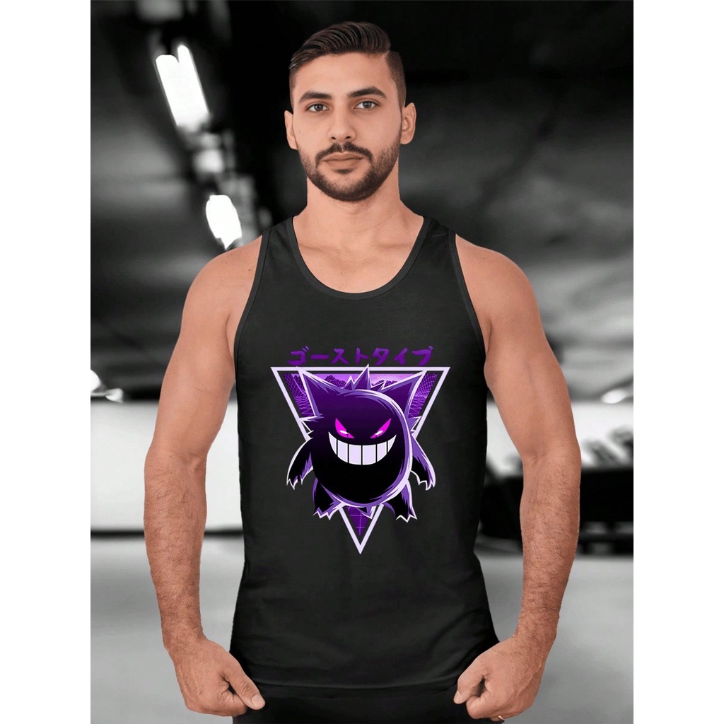 Camiseta Regata GEN GAR GHOST TRIANGULO Camisa Regata De Algodao