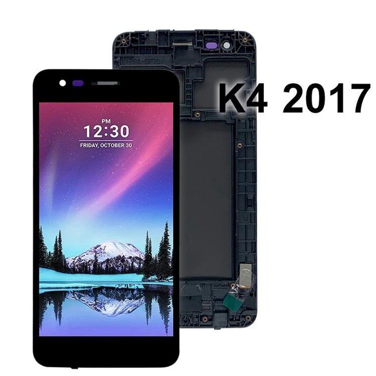 Tela Frontal Display Lcd LG K4 2017 X230 X230ds Com Aro
