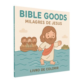 Bible Goods Milagres de Jesus - Livro de Colorir Infantil em Oferta na Shopee