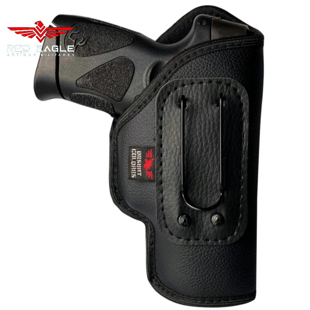 Coldre Velado (Sem Aba) de Uso Interno  Para Bersa BP9CC, Th380c, G2c, G11, C11, G3c, PT640 Em Neoprene E Couro P.U