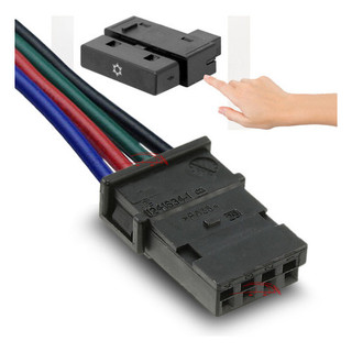 Conector Plug Botão Farol Milha Neblina Celta 2011 Até 2016