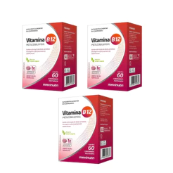 Kit 3 und Vitamina B12 60 Cpr Mastigáveis - Maxinutri