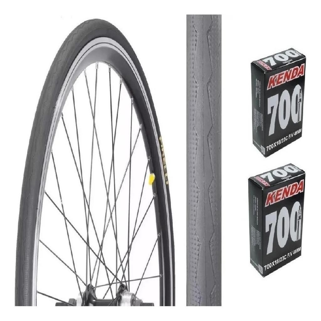 Par Pneu Bicicleta Speed Pirelli Tornado 700x25 + 2 Camaras em Oferta na Shopee