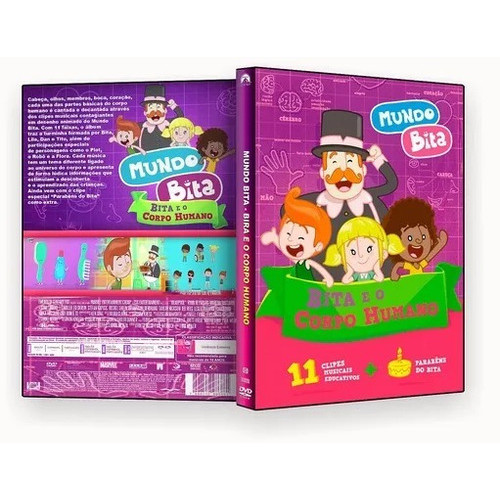 5 Dvds Mundo Bita Animais Nosso Dia Brincadeiras Natureza