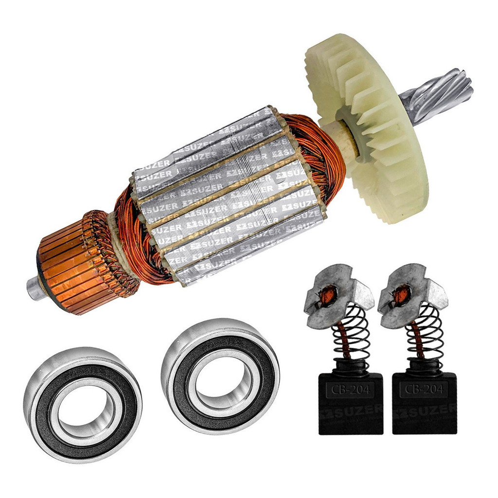 Mlc-140 220v Induzido Rolamentos E Carvão Para Policorte