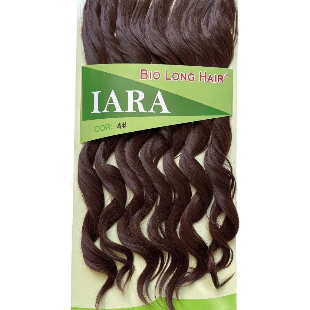 Cabelo Organico Iara Liso Com Ondulado Bio Long Hair 320g/pç