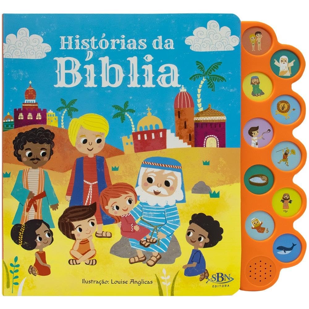 Livro-Sonoro: Historias da Bíblia | Maravilhas Bíblicas em Oferta na Shopee