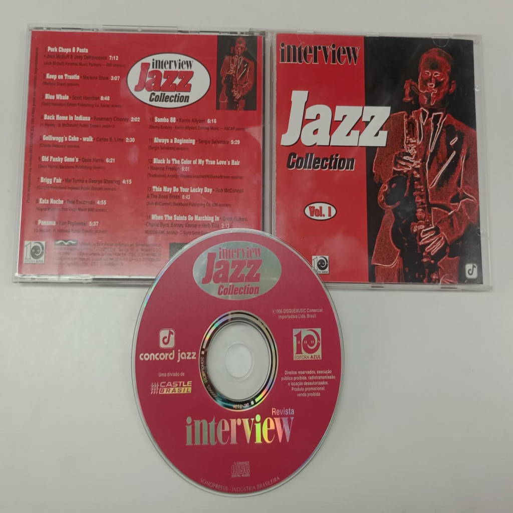 CD VÁRIOS ARTISTAS INTERVIEW JAZZ COLLECTION VOL. 1