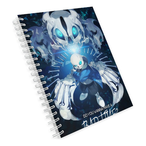 Caderno Universitário Francesa    Undertale  Juegos 1, 10 e 15 Matérias Escolar Capa Dura Animes  Desenhos