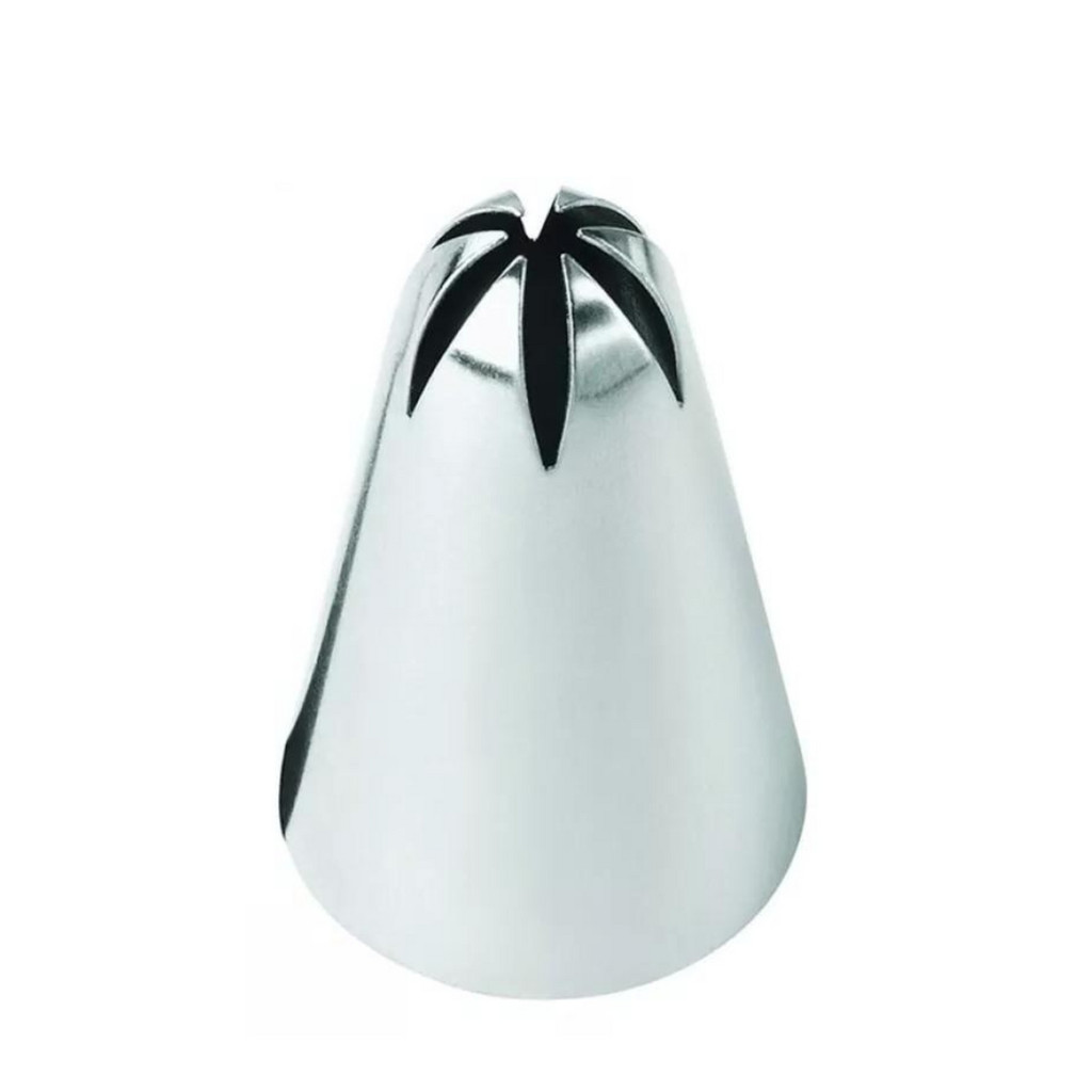 Bico De Confeitar 2d Pitanga Grande Original Inox