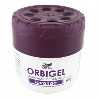 Aromatizante em Gel Lavanda Orbigel 55g em Oferta na Shopee